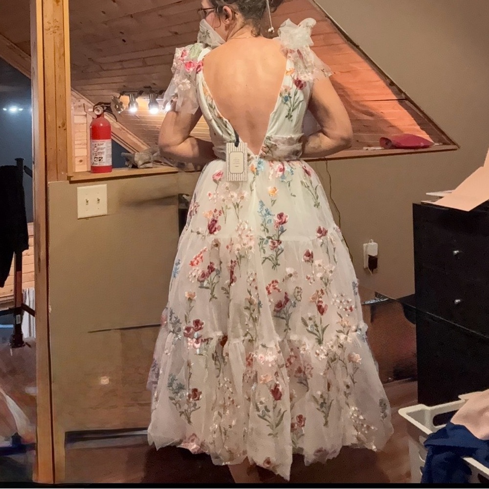 Jessa Kae Margaret Midi Dress White - Picture 2 of 6